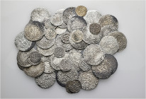 A lot containing 46 silver coins. All: Islamic (Rasulids and Post-Abbasid Dynasties). Fine to very fine. LOT SOLD AS IS, NO RETURNS. 46 coins in lot....