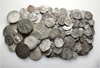 A lot containing 130 silver and bronze coins. Including: Greek, Roman Imperial, Crusaders and Islamic. Fine to very fine. LOT SOLD AS IS, NO RETURNS. ...