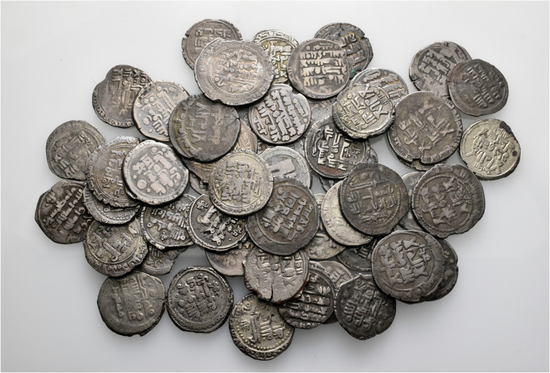 A lot containing 53 silver coins. Including: Islamic. Fair to fine. LOT SOLD AS ...