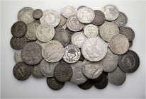 A lot containing 93 silver and bronze coins. All: Switzerland ('Kantonsmünzen'). Fine to about extremely fine. LOT SOLD AS IS, NO RETURNS. 93 coins in...