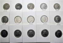 A lot containing 77 copper-nickel or copper coins. All: 20 Rp. Switzerland of 1850, 1858, 1859, 1884, 1885, 1887, 1891, 1894, 1896, 1897, 1898, 1900, ...