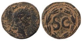 SYRIA, Seleucis and Pieria. Antioch. Titus augustus, 79-81 AD. Ae (bronze, 14.57 g, 29 mm). [T CA]ESAR IMP PON[T] Laureate head of Titus, right. Rev. ...
