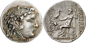 (175-125 a.C.). A nombre de Alejandro Magno. Tracia. Mesembria. Tetradracma. (S. falta) (CNG. III, 1568). Bella. 16,38 g. EBC-.
