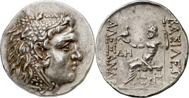 (120-90 a.C.). A nombre de Alejandro Magno. Tracia. Odessos. Tetradracma. (S. falta) (CNG. III, 1587). Bella. 16,57 g. EBC/EBC-.