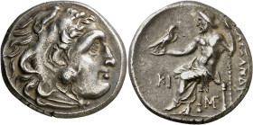 Imperio Macedonio. Alejandro III, Magno (336-323 a.C.). Lampsacos. Dracma. (S. 6730 var) (MJP. 1406). 4,17 g. MBC+.