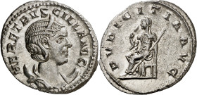 (250-251 d.C.). Herennia Etruscilla. Antoniniano. (Spink 9496) (S. 19) (RIC. 65a). Bella. 4,16 g. EBC+.