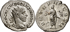 (254 d.C.). Volusiano. Antoniniano. (Spink 9763) (S. 94) (RIC. 141). 3,35 g. EBC.