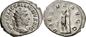 (253-255 d.C.). Galieno. Antoniniano. (Spink 10411) (S. 1288) (RIC. 181). 3,73 g. EBC/EBC-.