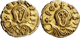 Teófilo (829-842). Siracusa. Semissis. (Ratto 1818 var) (S. 1674). 1,72 g. EBC+.