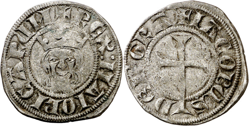 Jaume II de Mallorca (1276-1285/1298-1311). Mallorca. Diner. (Cru.V.S. 539.1) (C...