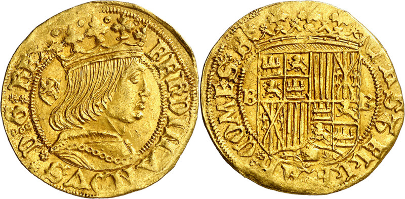 Ferran II (1479-1516). Barcelona. Principat. (Cru.V.S. 1129). Atractiva. Ex Áure...