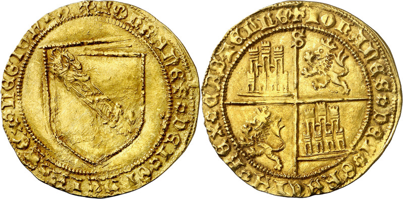 Juan II (1406-1454). Sevilla. Dobla de la banda. (AB. 617.1). Bella. Ex Áureo 20...