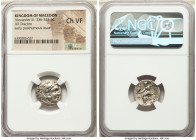 MACEDONIAN KINGDOM. Alexander III the Great (336-323 BC). AR drachm (17mm, 11h). NGC Choice VF. Early posthumous issue of Abydus (?), ca. 310-301 BC. ...
