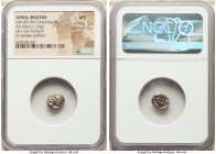 IONIA. Miletus. Ca. late 6th-5th centuries BC. AR 1/12 stater or obol (10mm, 1.24 gm). NGC MS 5/5 - 5/5. Milesian standard. Forepart of roaring lion r...