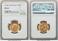 George V gold Sovereign 1924-P MS64 NGC, Perth mint, KM29, KM-4001. Honey shade of gold with peach toning. 

HID09801242017

© 2022 Heritage Auctions ...