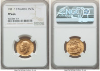 George V gold Sovereign 1911-C MS64 NGC, Ottawa mint, KM20, S-3997. Lightly toned in an avocado shade. 

HID09801242017

© 2022 Heritage Auctions | Al...
