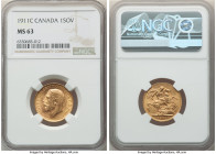 George V gold Sovereign 1911-C MS63 NGC, Ottawa mint, KM20, S-3997. Choice with muted luster. 

HID09801242017

© 2022 Heritage Auctions | All Rights ...