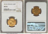 Napoleon gold 20 Francs 1813-A AU55 NGC, Paris mint, KM695.1, Fr-511. Lemon gold color with dijon toning and residual luster. 

HID09801242017

© 2022...