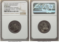 Kings of Mercia. Coenwulf (796-821) Penny ND (c. 810-820) XF Details (Environmental Damage) NGC, East Anglia mint, Wihtred as moneyer, S-920, N-327. 1...
