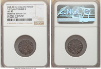 Kings of All England. Aethelred II (978-1016) Penny ND (c. 997) AU50 NGC, Thetford mint, Eadric as moneyer, Small cross type, S-1154. 0.97gm. Includes...