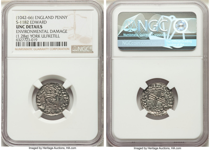 Kings of All England. Edward the Confessor (1042-1066) Penny ND (1059-1062) UNC ...