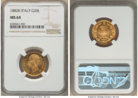 Umberto I gold 20 Lire 1882-R MS64 NGC, Rome mint, KM21, Fr-21. With ample mint frost and abundance of luster. 

HID09801242017

© 2022 Heritage Aucti...
