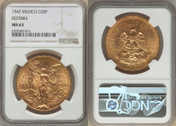 Estados Unidos gold Restrike 50 Pesos 1947 MS63 NGC, Mexico City mint, KM481, Fr-172R. Pristine and beautiful. 

HID09801242017

© 2022 Heritage Aucti...