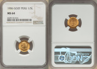 Republic gold 1/5 Libra 1906-GOZF MS64 NGC, Lima mint, KM210, Fr-75. 

HID09801242017

© 2022 Heritage Auctions | All Rights Reserved