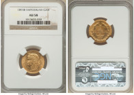 Confederation gold 20 Francs 1893-B AU58 NGC, Bern mint, KM31.3, Fr-495. A prime example with notable luster. 

HID09801242017

© 2022 Heritage Auctio...