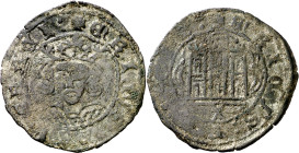 Enrique IV (1454-1474). Ávila. Cuartillo. (Imperatrix E4:14.17, mismo ejemplar) (AB. 737 var). 2,16 g. MBC-.