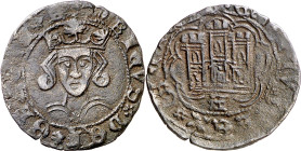 Enrique IV (1454-1474). Ávila. Cuartillo. (Imperatrix E4:14.13, mismo ejemplar) (AB. 738 var). Atractiva. Escasa así. 2,11 g. MBC+/MBC.