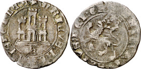 Enrique IV (1454-1474). Burgos. Maravedí. (Imperatrix E4:20.20) (AB. 791 var). 2,21 g. BC+.