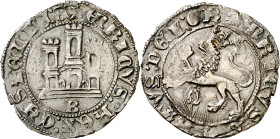 Enrique IV (1454-1474). Burgos. Maravedí. (Imperatrix E4:20.20) (AB. 791 var) (Bautista 958.2, mismo ejemplar). Muy atractiva. Ex Colección Guiomar, Á...