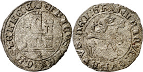 Enrique IV (1454-1474). Burgos. Maravedí. (Imperatrix E4:20.20) (AB. 804 var). 2,64 g. BC+.