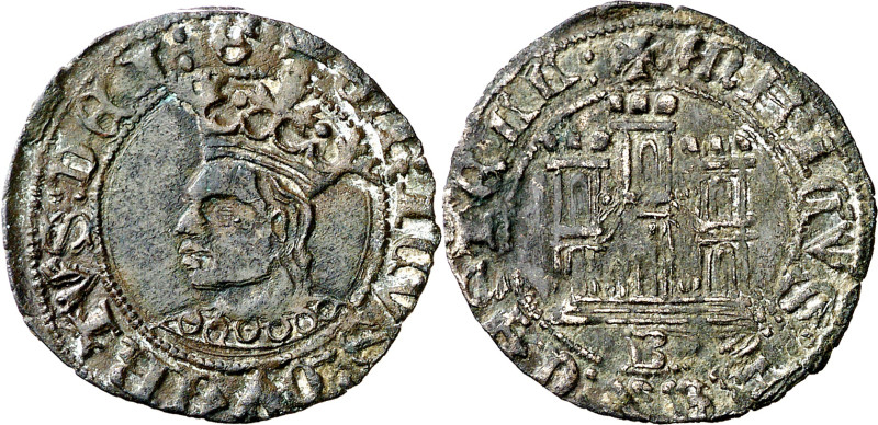 Enrique IV (1454-1474). Burgos. Dinero. (Imperatrix E4:12.2, mismo ejemplar) (AB...