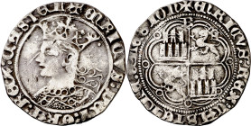 Enrique IV (1454-1474). Burgos. Real de busto. (Imperatrix E4:9.7 (50)) (AB. 688.3). Ex Colección Berceo, Áureo 15/12/1998, nº 643. Ex Áureo & Calicó ...