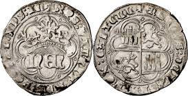 Enrique IV (1454-1474). Burgos. Real de anagrama. (Imperatrix E4:28.2) (AB. 708.2 var). Bella. Escasa así. 3,41 g. EBC-.