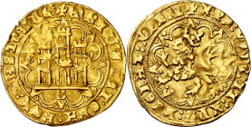 Enrique IV (1454-1474). Burgos. Castellano. (Imperatrix E4:26.2, mismo ejemplar) (M.R. 23.1 var) (AB. 669) (Bautista 868, mismo ejemplar). Ex Áureo & ...