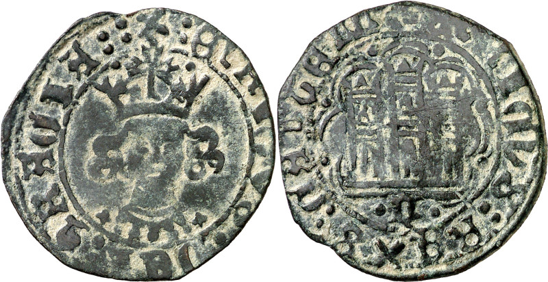 Enrique IV (1454-1474). Guadalajara. Cuartillo. (Imperatrix E4:14.87, mismo ejem...