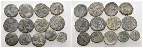 13 GREEK BRONZE COIN LOT
See picture.No return.

46