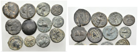 12 GREEK BRONZE COIN LOT
See picture.No return.

53