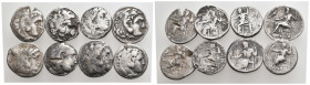 8 GREEK SILVER COIN LOT
See picture. No return.

285