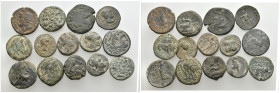 14 GREEK BRONZE COIN LOT
See picture. No return.

173