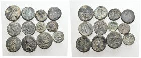 12 GREEK BRONZE COIN LOT
See picture. No return.

177