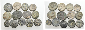 13 GREEK BRONZE COIN LOT
See picture. No return.

178