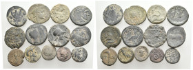13 GREEK BRONZE COIN LOT
See picture. No return.

180