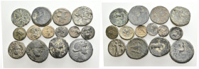 14 GREEK BRONZE COIN LOT
See picture. No return.

182