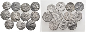 11 GREEK SILVER COIN LOT
See picture. No return.

185