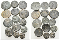 14 GREEK BRONZE COIN LOT
See picture. No return.

322
