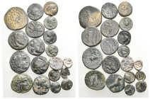 19 GREEK SILVER/BRONZE COIN LOT
See picture. No return.

324